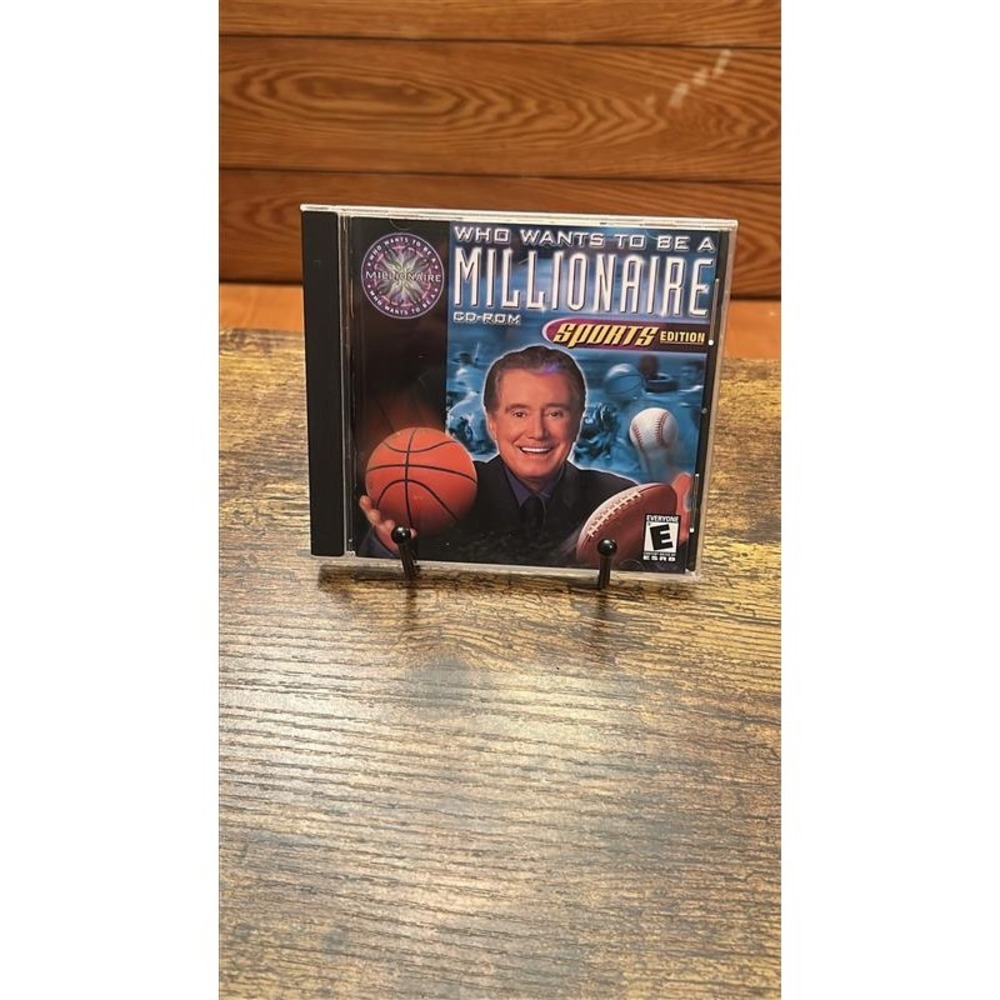 Who Wants To Be A Millionaire Sports Edition PC Mac CD-ROM Regis Philbin 2000